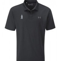 Mens Under Armour Black Polo