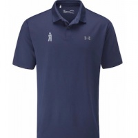 Mens Under Armour Blue Polo